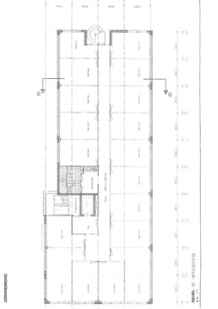 Plattegrond van de derde verdieping van een kantoorgebouw aan de Laan van ’s-Gravenmade.